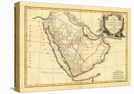 Arabie, c.1785-Rigobert Bonne-Stretched Canvas