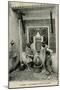 Arabs at a Water Fountain in Algiers, Algeria-null-Mounted Photographic Print