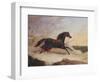 Arabs Chasing a Loose Arab Horse in an Eastern Landscape-John Frederick Herring I-Framed Giclee Print