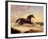 Arabs Chasing a Loose Arab Horse in an Eastern Landscape-John Frederick Herring I-Framed Giclee Print