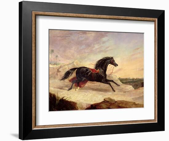 Arabs Chasing a Loose Arab Horse in an Eastern Landscape-John Frederick Herring I-Framed Giclee Print