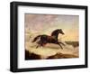 Arabs Chasing a Loose Arab Horse in an Eastern Landscape-John Frederick Herring I-Framed Giclee Print
