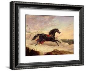 Arabs Chasing a Loose Arab Horse in an Eastern Landscape-John Frederick Herring I-Framed Giclee Print