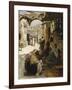 Arabs Conversing in a Village Street-Rudolf Swoboda-Framed Giclee Print