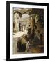 Arabs Conversing in a Village Street-Rudolf Swoboda-Framed Giclee Print