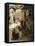 Arabs Conversing in a Village Street-Rudolf Swoboda-Framed Stretched Canvas