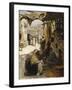 Arabs Conversing in a Village Street-Rudolf Swoboda-Framed Giclee Print