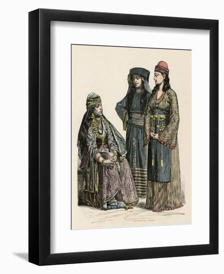 Arabs, Damascus-null-Framed Art Print