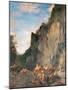 Arabs Fording a Mountain Stream-Eugene Fromentin-Mounted Giclee Print