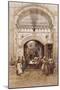 Arabs in an Alley, Cairo-Carl Friedrich Heinrich Werner-Mounted Giclee Print