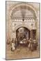 Arabs in an Alley, Cairo-Carl Friedrich Heinrich Werner-Mounted Giclee Print