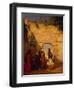 Arabs in front of a Gate, Damascus, Syria-Charles Theodore Frere-Framed Giclee Print