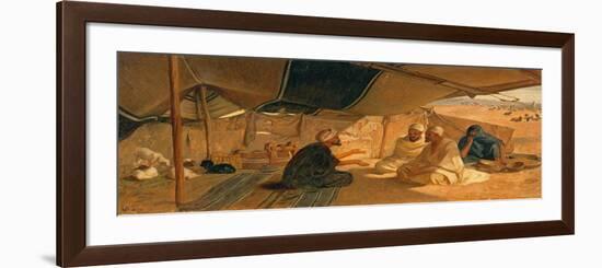 Arabs in the Desert, 1871-Frederick Goodall-Framed Giclee Print