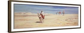 Arabs in the Desert-Frederick Goodall-Framed Premium Giclee Print