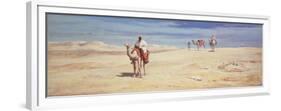 Arabs in the Desert-Frederick Goodall-Framed Premium Giclee Print