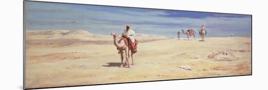 Arabs in the Desert-Frederick Goodall-Mounted Giclee Print