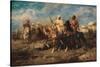 Arabs, Late 19th Century-Adolf Schreyer-Stretched Canvas