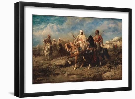 Arabs, Late 19th Century-Adolf Schreyer-Framed Giclee Print