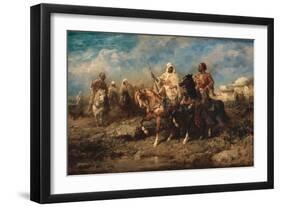 Arabs, Late 19th Century-Adolf Schreyer-Framed Giclee Print