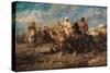 Arabs, Late 19th Century-Adolf Schreyer-Stretched Canvas