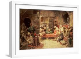 Arabs Making Music in an Interior-Jose Benlliure Y Gil-Framed Giclee Print