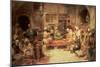 Arabs Making Music in an Interior-Jose Benlliure Y Gil-Mounted Giclee Print