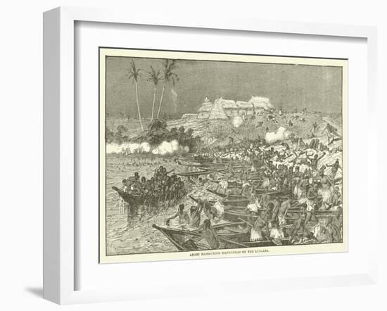 Arabs Massacring Manyuemas on the Lualaba-null-Framed Giclee Print