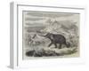 Arabs of Abyssinia Hunting the Elephant-null-Framed Giclee Print