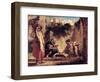 Arabs Playing Chess, 1847-49-Eugene Delacroix-Framed Giclee Print