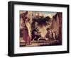 Arabs Playing Chess, 1847-49-Eugene Delacroix-Framed Giclee Print