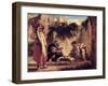 Arabs Playing Chess, 1847-49-Eugene Delacroix-Framed Giclee Print