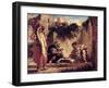 Arabs Playing Chess, 1847-49-Eugene Delacroix-Framed Giclee Print