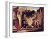 Arabs Playing Chess, 1847-49-Eugene Delacroix-Framed Giclee Print