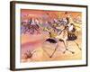 Arabs Pouring across the Desert to Kill Mohamed-Mcbride-Framed Giclee Print