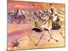 Arabs Pouring across the Desert to Kill Mohamed-Mcbride-Mounted Giclee Print
