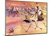 Arabs Pouring across the Desert to Kill Mohamed-Mcbride-Mounted Giclee Print