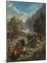 Arabs Skirmishing in the Mountains, 1863-Eugene Delacroix-Mounted Giclee Print
