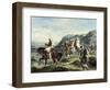 Arabs Traveling-Eugene Delacroix-Framed Giclee Print