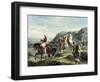 Arabs Traveling-Eugene Delacroix-Framed Giclee Print