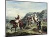 Arabs Traveling-Eugene Delacroix-Mounted Giclee Print