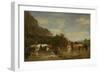 Arabs Watering their Horses, 1872 (Oil on Panel)-Eugene Fromentin-Framed Giclee Print