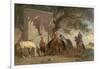 Arabs Watering their Horses-Eugene Fromentin-Framed Giclee Print