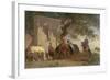 Arabs Watering their Horses-Eugene Fromentin-Framed Giclee Print