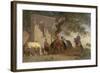 Arabs Watering their Horses-Eugene Fromentin-Framed Giclee Print