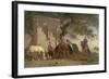 Arabs Watering their Horses-Eugene Fromentin-Framed Giclee Print