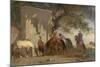 Arabs Watering their Horses-Eugene Fromentin-Mounted Giclee Print