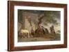 Arabs Watering their Horses-Eugene Fromentin-Framed Giclee Print