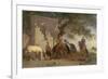 Arabs Watering their Horses-Eugene Fromentin-Framed Giclee Print