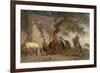 Arabs Watering their Horses-Eugene Fromentin-Framed Giclee Print