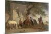 Arabs Watering their Horses-Eugene Fromentin-Mounted Giclee Print